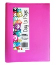 2026 Diary A5 Day-To-A-Page (DTP) Ainsley Wiro Hot Pink - The Last Diary Company