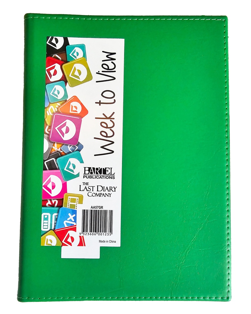 2026 Diary A5 Week-To-View (WTV) Ainsley Wiro Green - The Last Diary Company