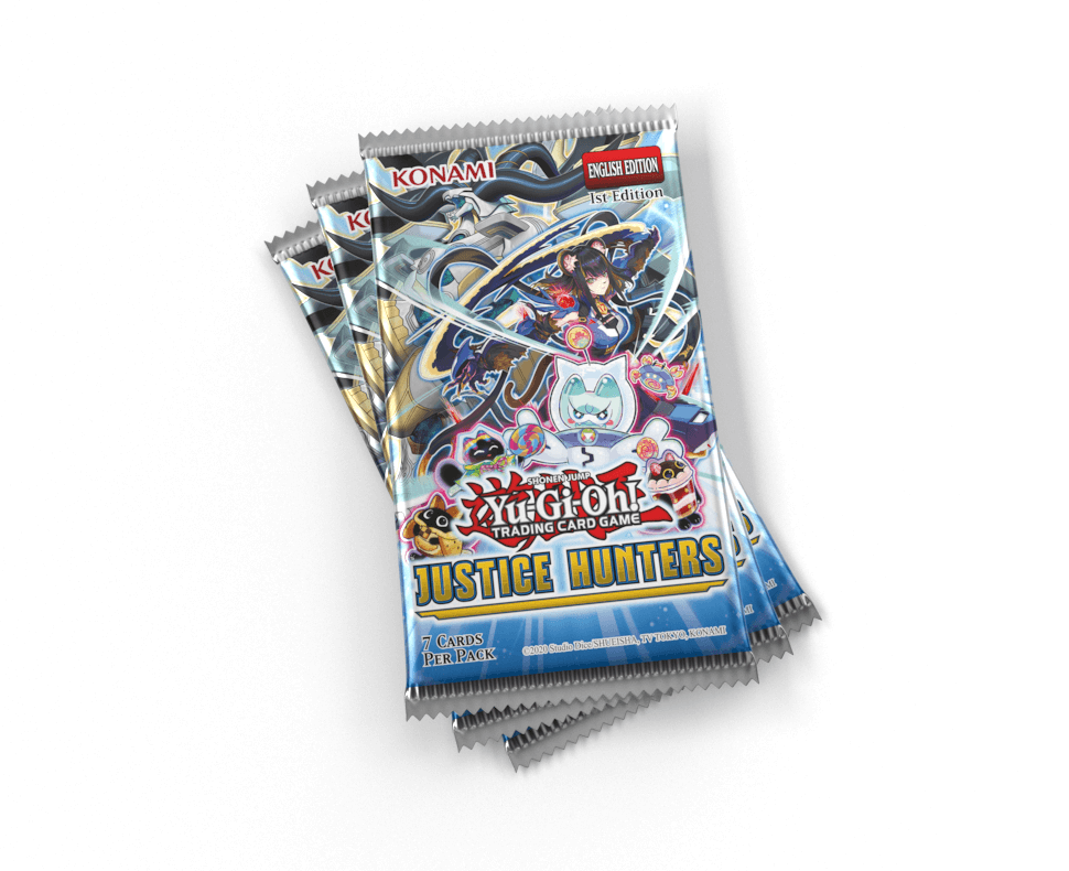 Yu-Gi-Oh! Trading Card Game: Justice Hunters 7 x Card Booster Pack