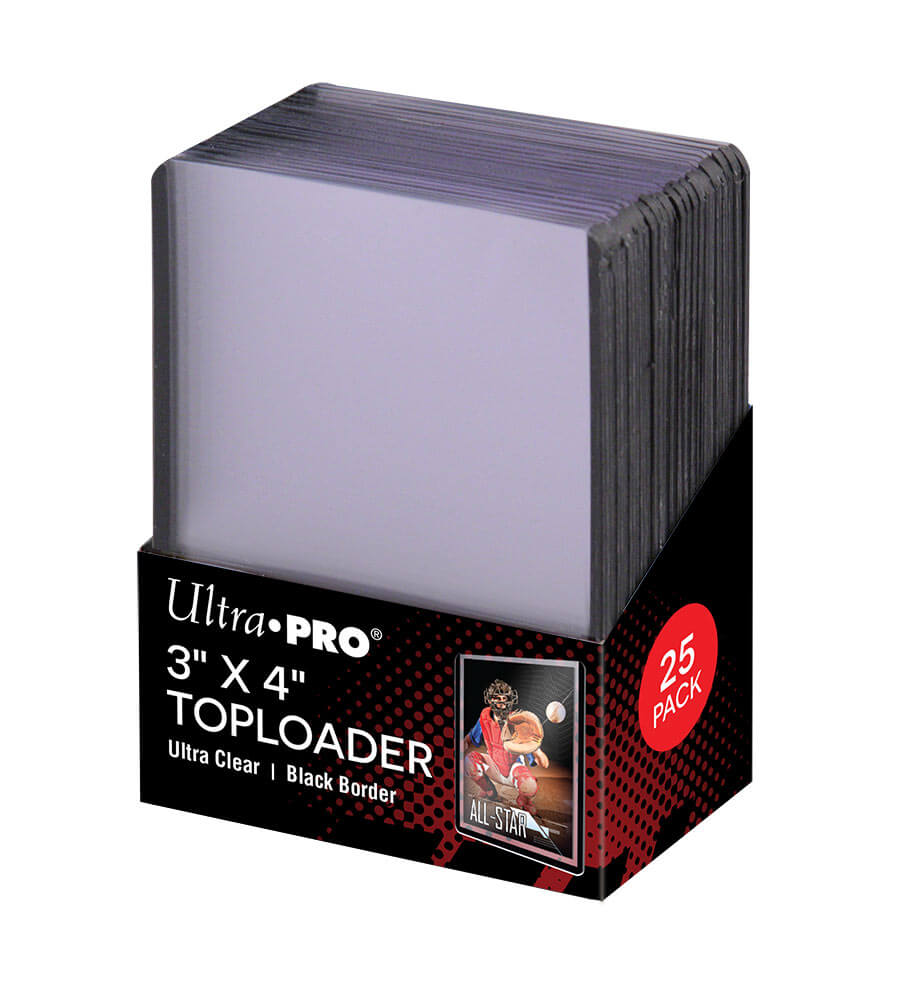 Ultra Pro Top Loader 3x4 35pt Black Border 