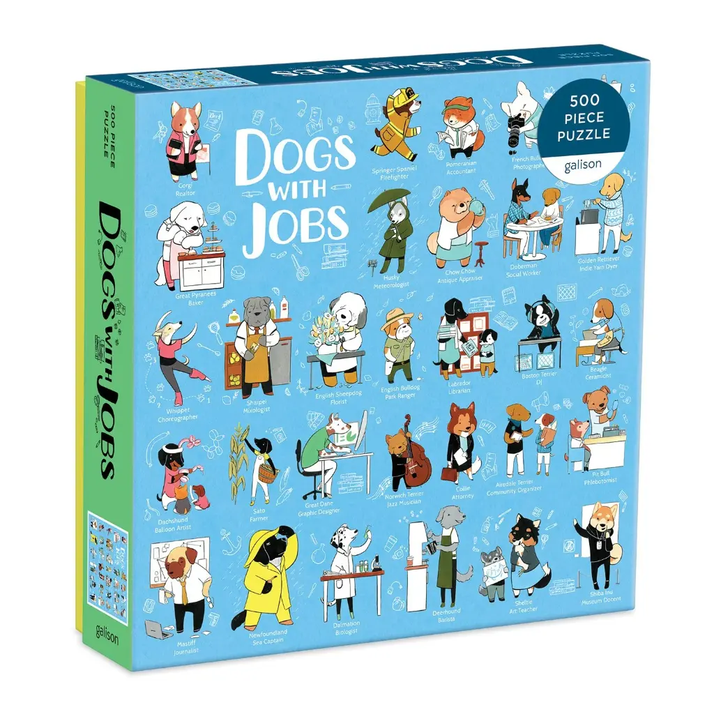 Dogs with Jobs 500pc Puzzle