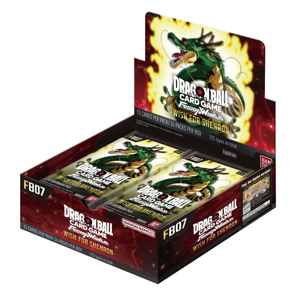 Dragon Ball Super Card Game: Fusion World Wish for Shenron [FB07] - Sealed Booster Box