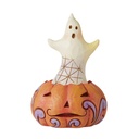 Ghost in Pumpkin Miniature Figurine - Heartwood Creek Collection By Jim Shore