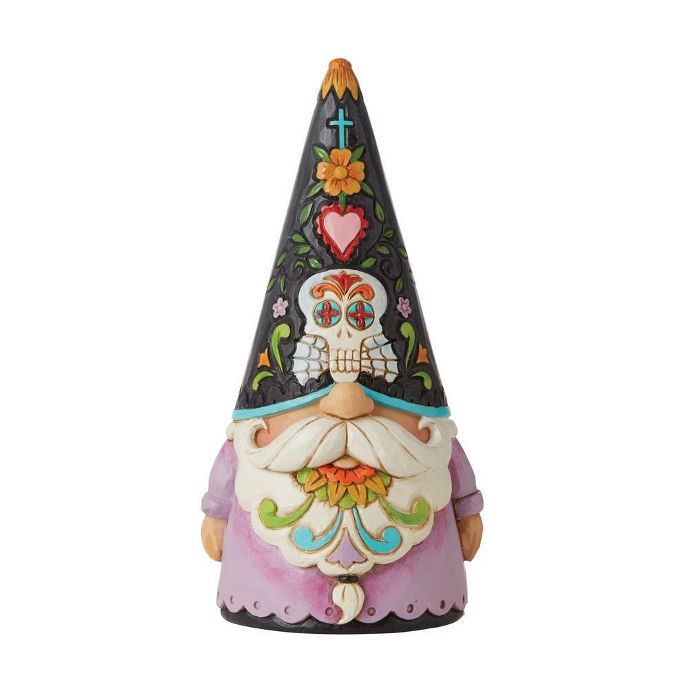 Day of the Dead Gnome Figurine "Deadicated" - Heartwood Creek Collection By Jim Shore