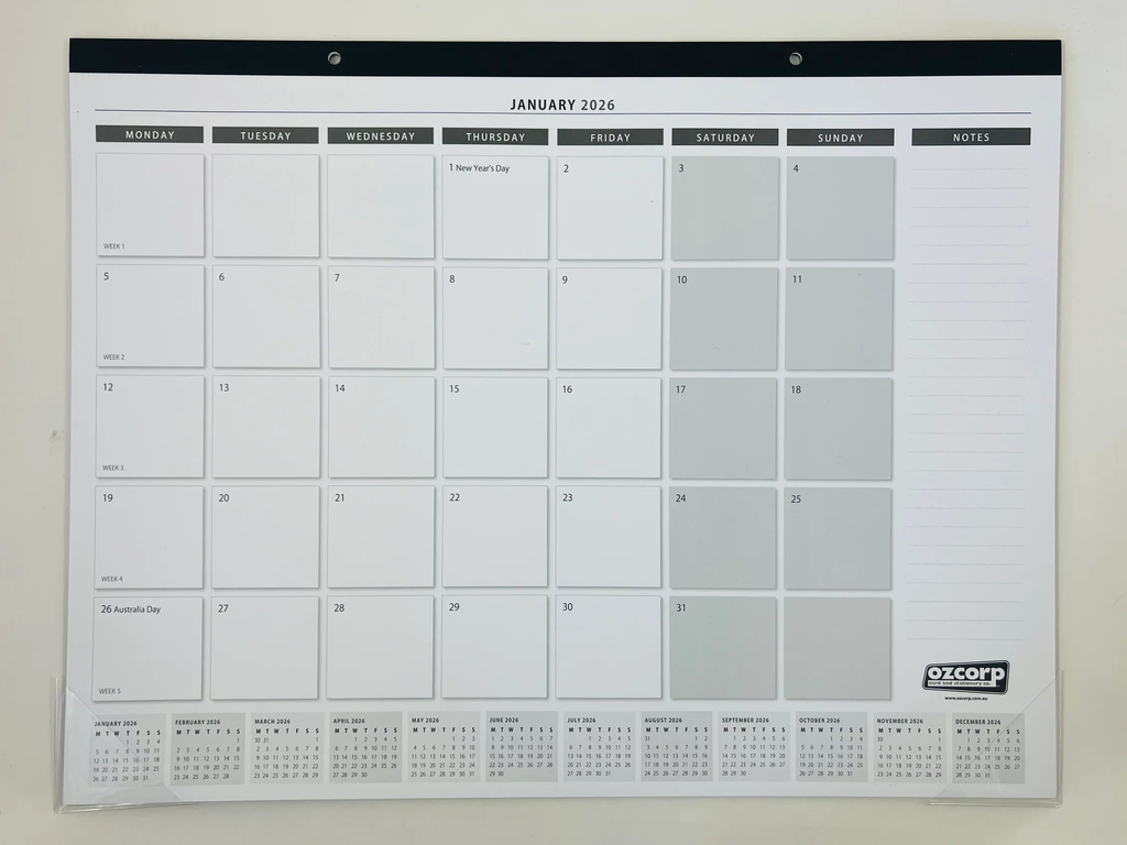 2026 Desk Planner Pad - Ozcorp