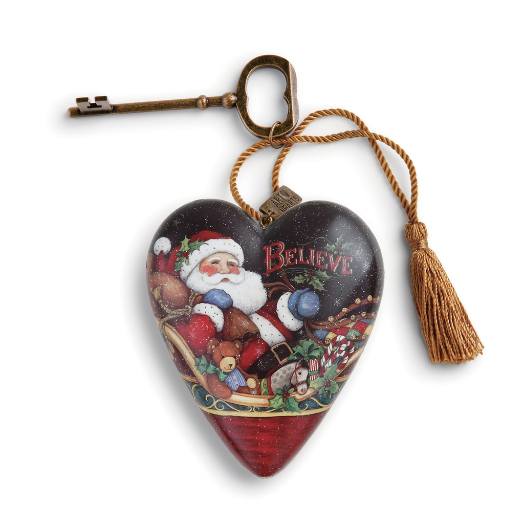 Demdaco Art Hearts - Believe Santa 