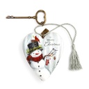 Demdaco Art Hearts - Merry Christmas Snowman
