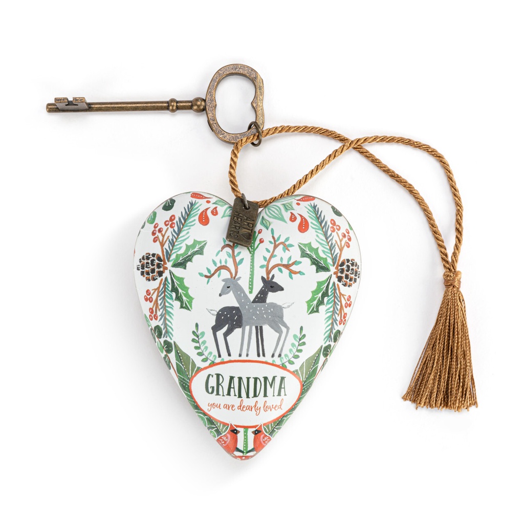 Demdaco Art Heart - Grandma Dearly Loved