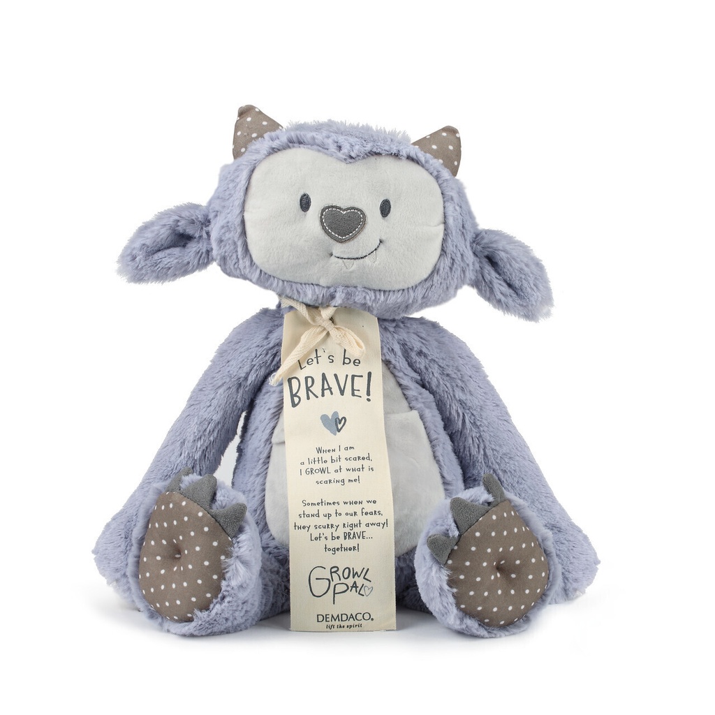 Demdaco - Growl Pal Let's Be Brave 16" Plush