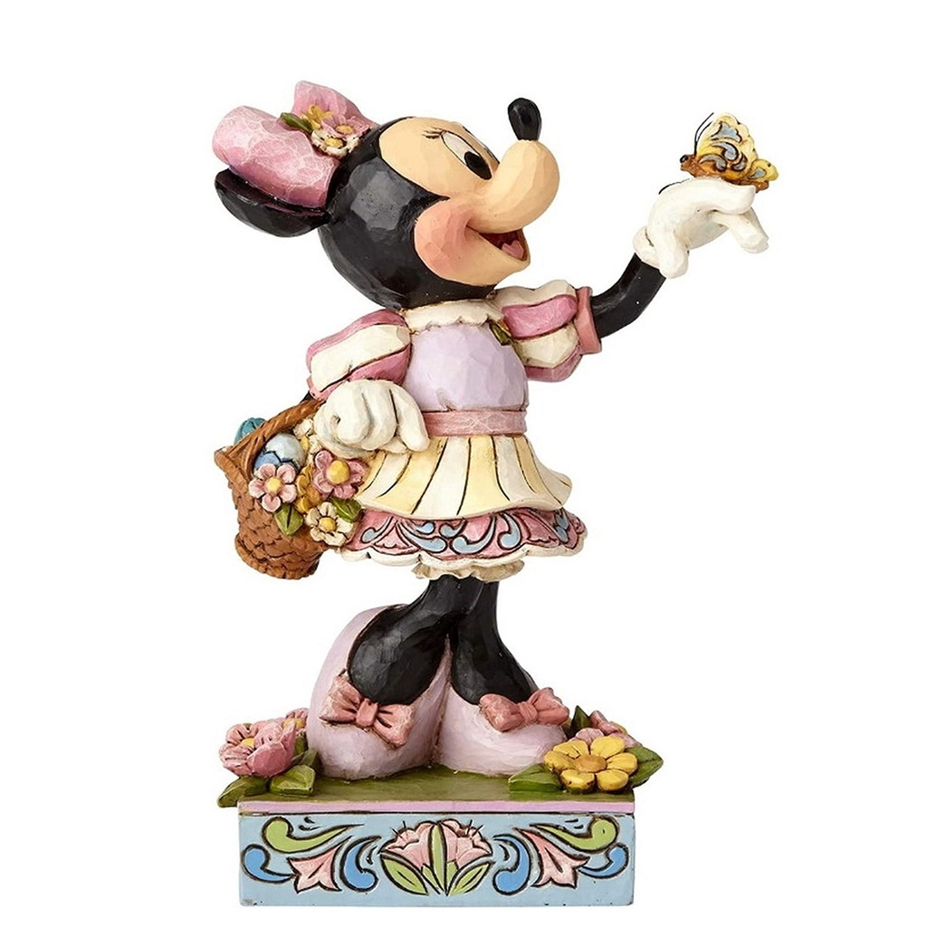 "Spring Surprise" Easter Minnie Figurine - Disney Traditions By Jim Shore