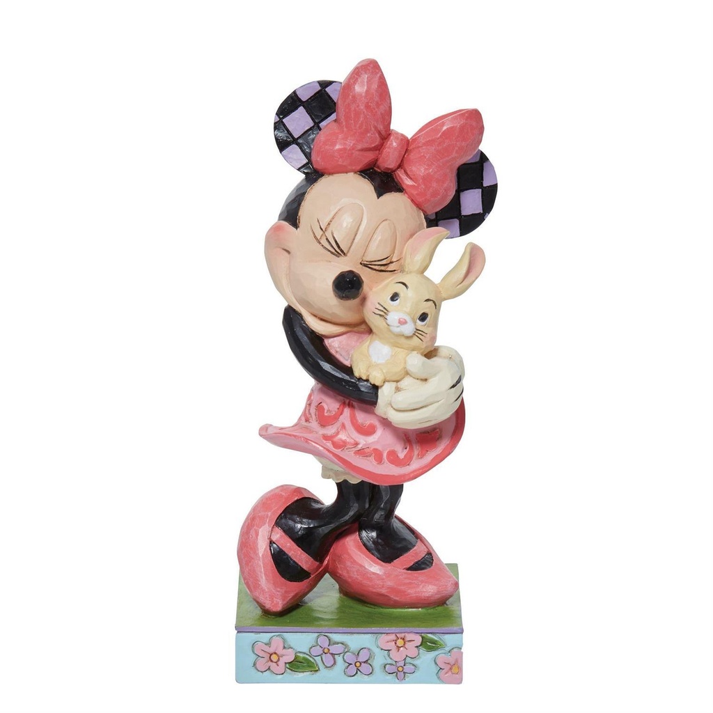 Jim Shore Disney Traditions: Minnie Mouse "Sweet Spring Snuggles" Figurine 15cm (#6011918)