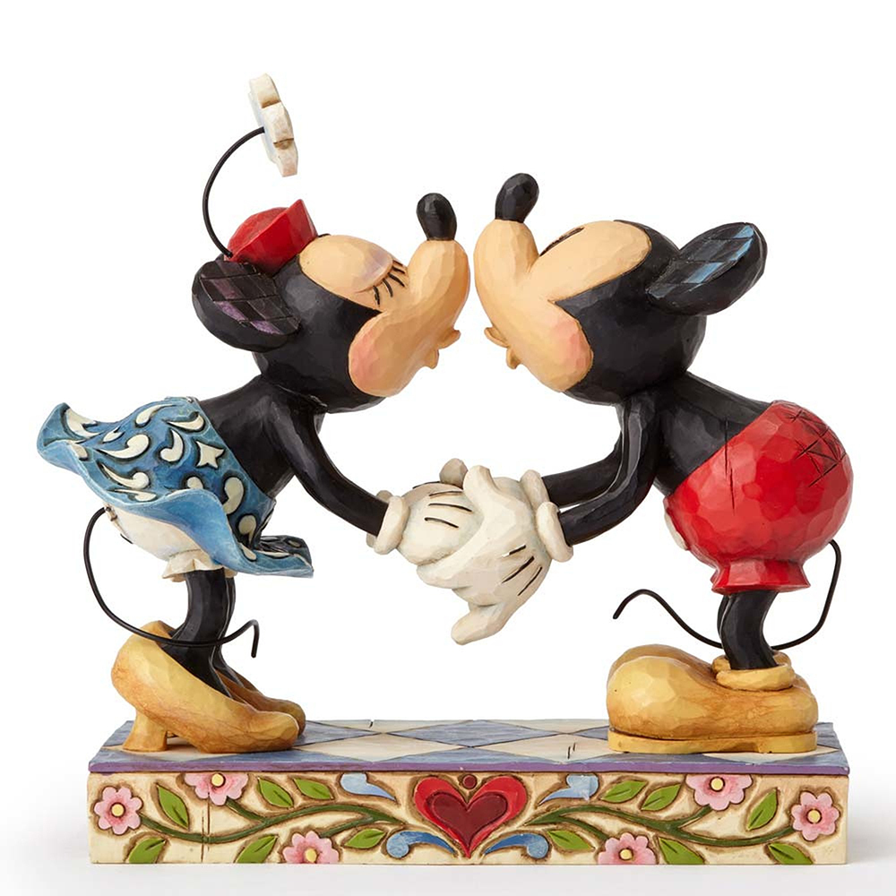 Jim Shore Disney Traditions: Mickey & Minnie Kissing Figurine 15.2cm (#4013989)