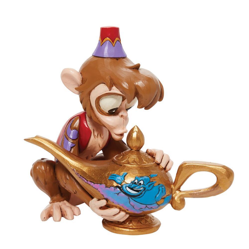 Aladdin "Monkey Business" Abu with Genie Lamp 11.5cm Figurine - Disney Traditions By Jim Shore
