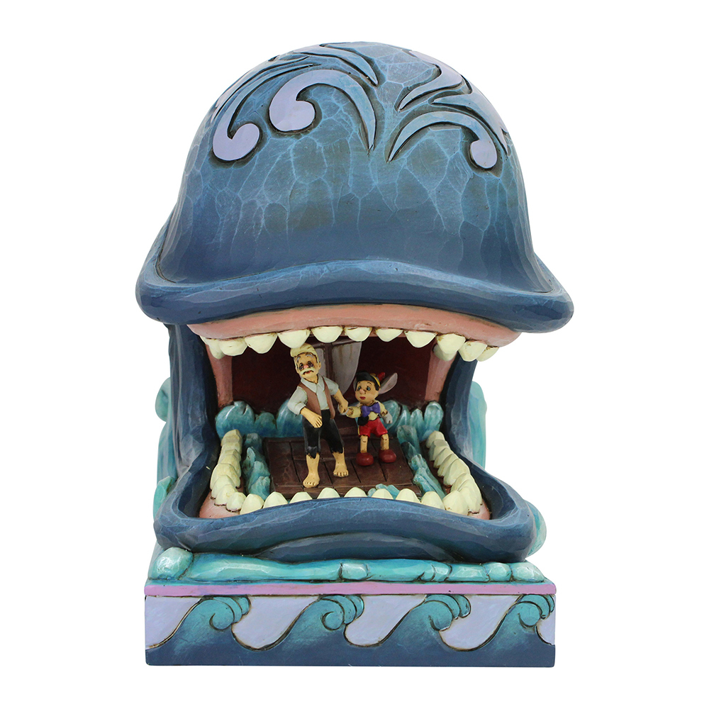 Jim Shore Disney Traditions: Pinocchio, Gepetto & Monstro Figurine 19cm (#6005971)