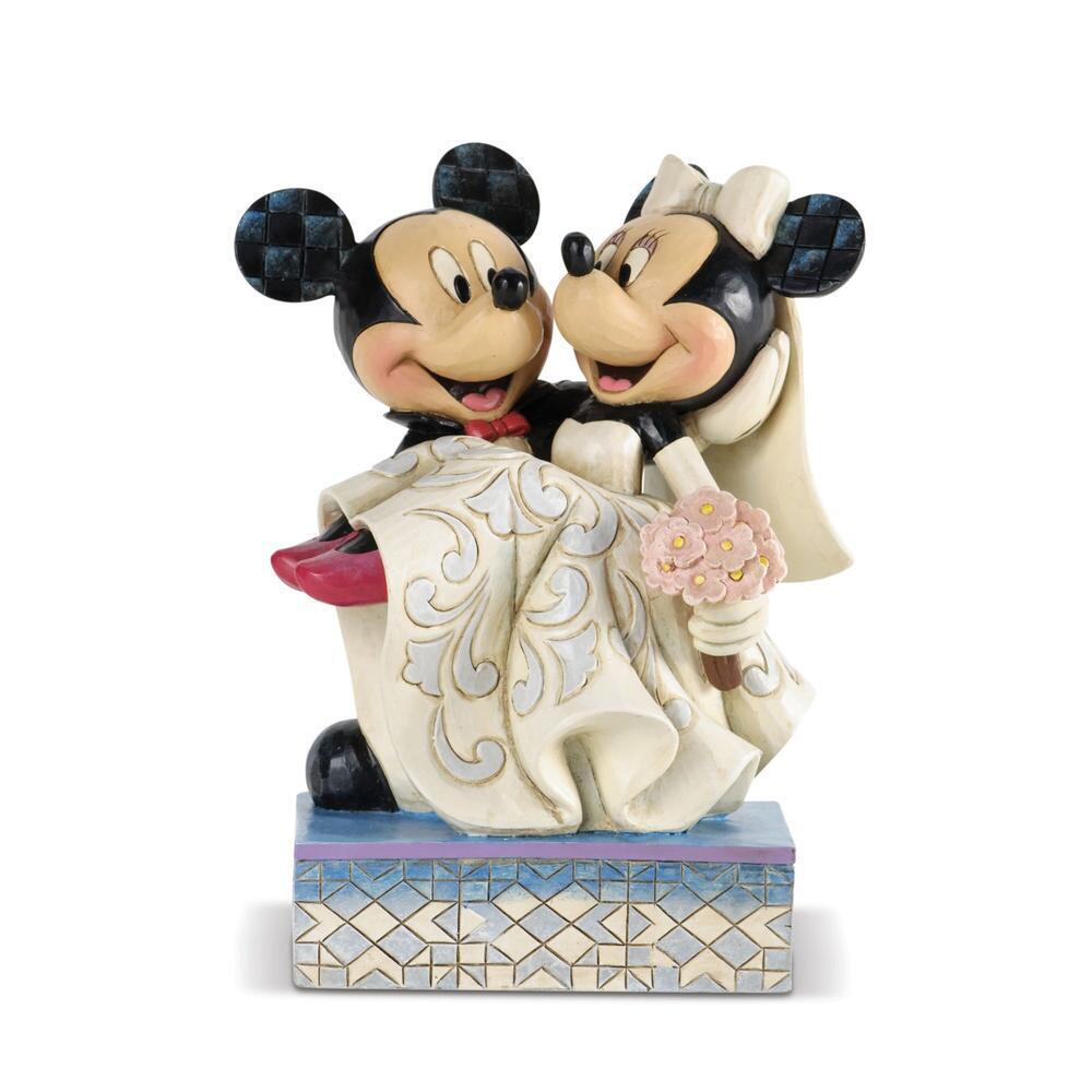 Mickey & Friends "Mickey and Minnie Wedding" Mickey & Minnie Figurine - Disney Traditions By Jim Shore