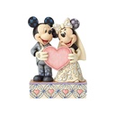 Jim Shore Disney Traditions: Mickey & Minnie Mouse Wedding Figurine 15.8cm (#4059748)