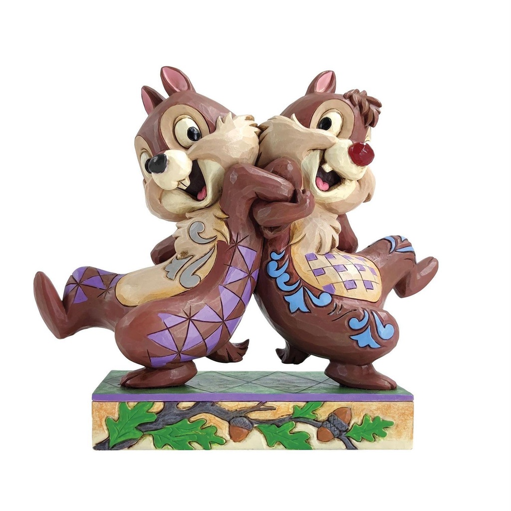 "Mischievous Mates" Chip & Dale Figurine Chip'n'Dale 13cm - Disney Traditions By Jim Shore