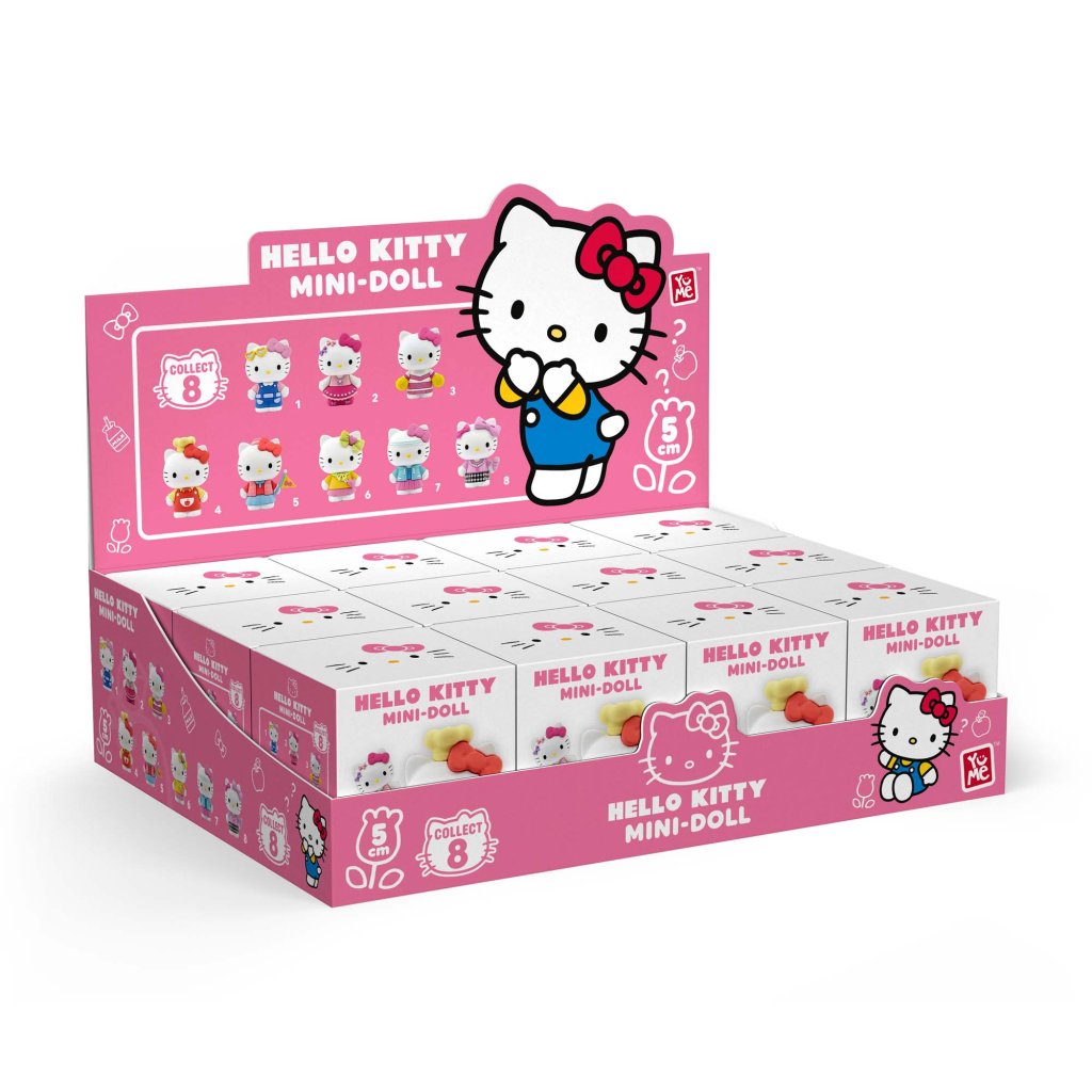 Hello Kitty YuMe Mini Doll Figurine Cute Outfit Series Blind Box