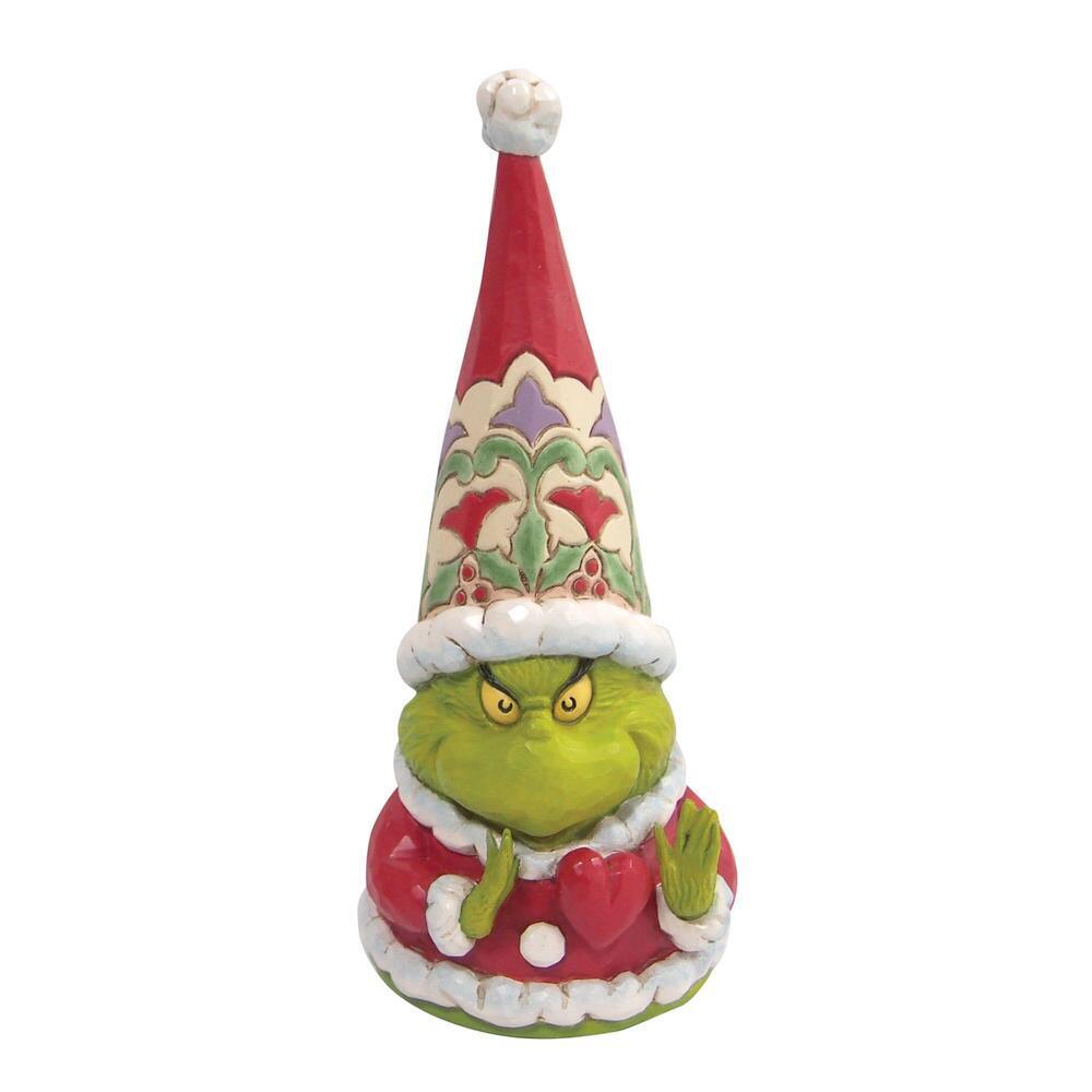 Jim Shore Dr. Seuss Collection: Grinch Gnome with Large Heart Figurine 18.4cm (#6009200)