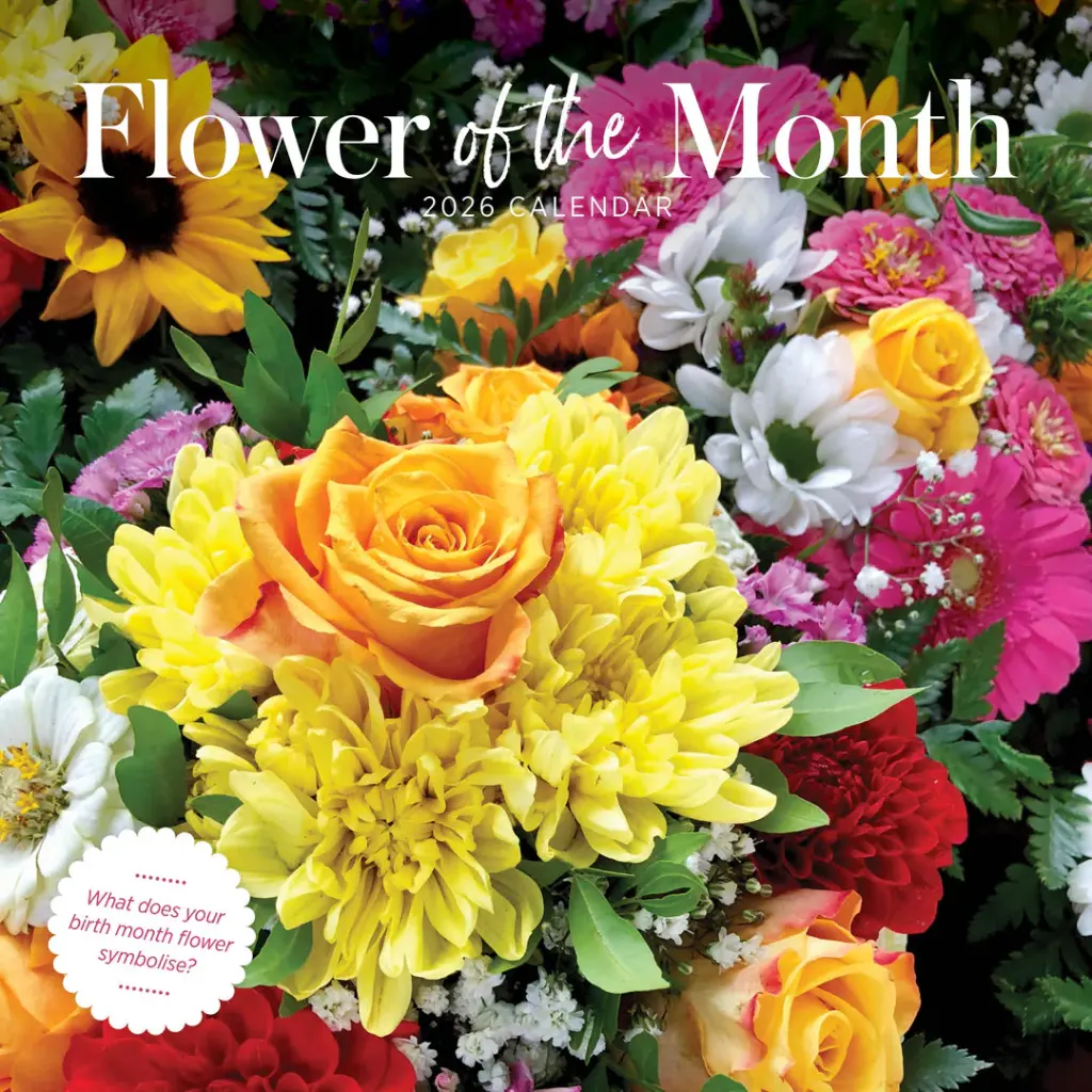 Flower of the Month 2026 Calendar