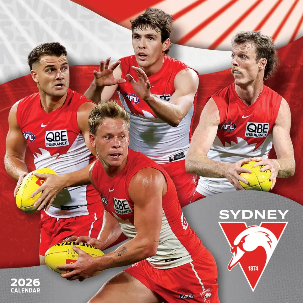 Paper Pocket AFL Sydney Swans 2026 Calendar