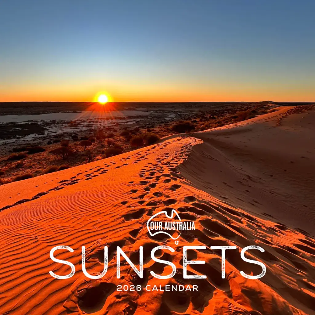 Paper Pocket Our Australia Sunsets 2026 Calendar