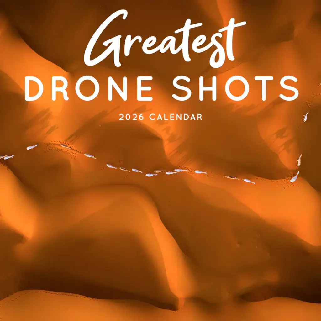 Paper Pocket Greatest Drone Shots 2026 Calendar