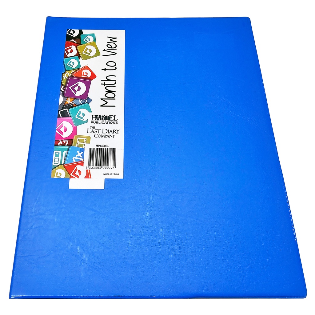 2026 Planner Month-To-View (MTV) Quarto Blue - The Last Diary Company