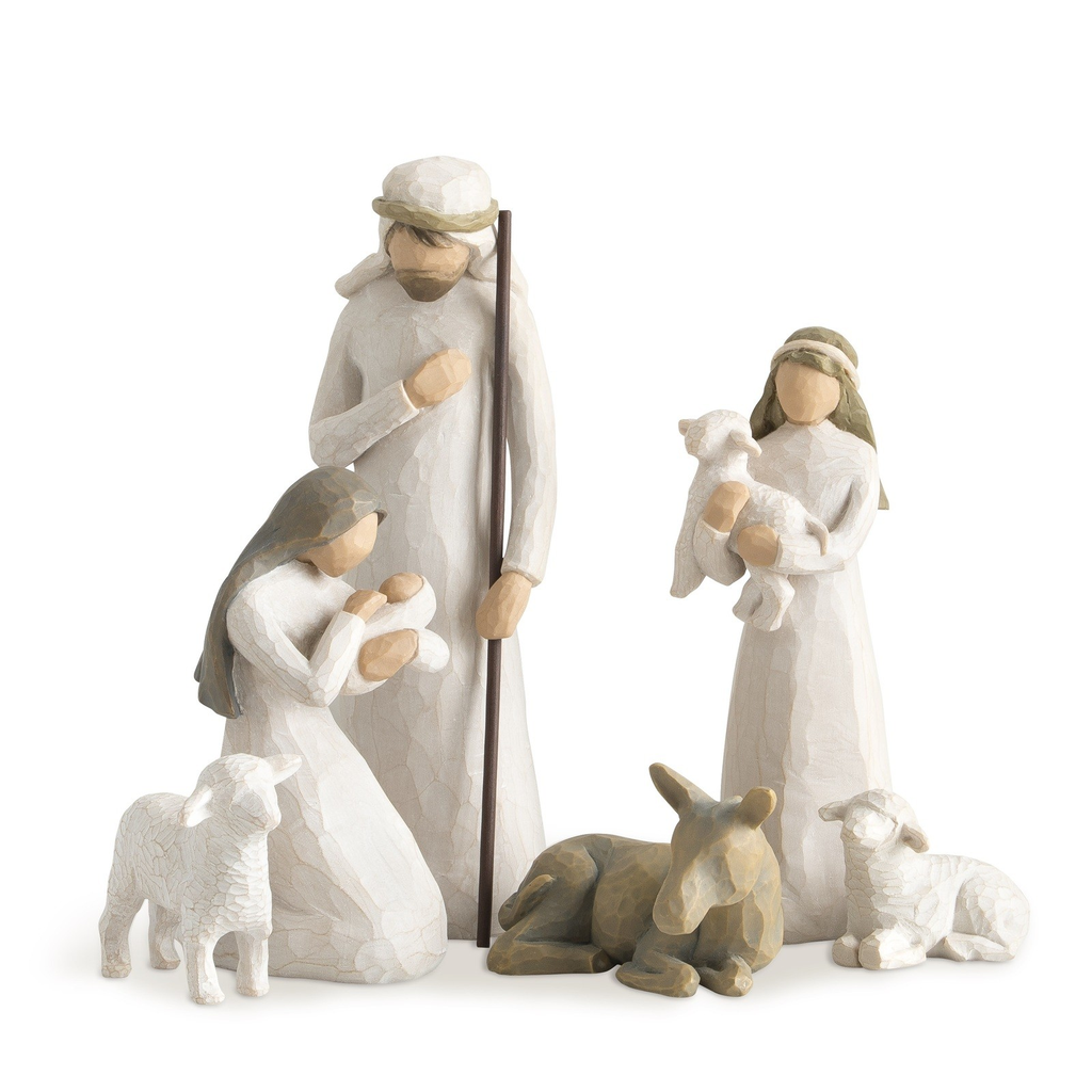 Willow Tree by Susan Lordi - 6 Piece Nativity Scene (Behold the Awe and Wonder of the Christmas Story)