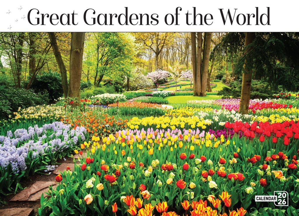 2026 Calendars Great Gardens Of The World - Bartel