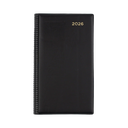 2026 Diary 183mm x 106mm Day-To-A-Page (DTP) Belmont Octavo Black - Collins Debden