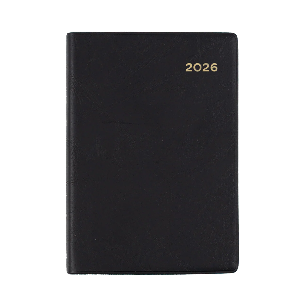 2026 Diary A7 Week-To-View (WTV) Belmont Black - Collins Debden