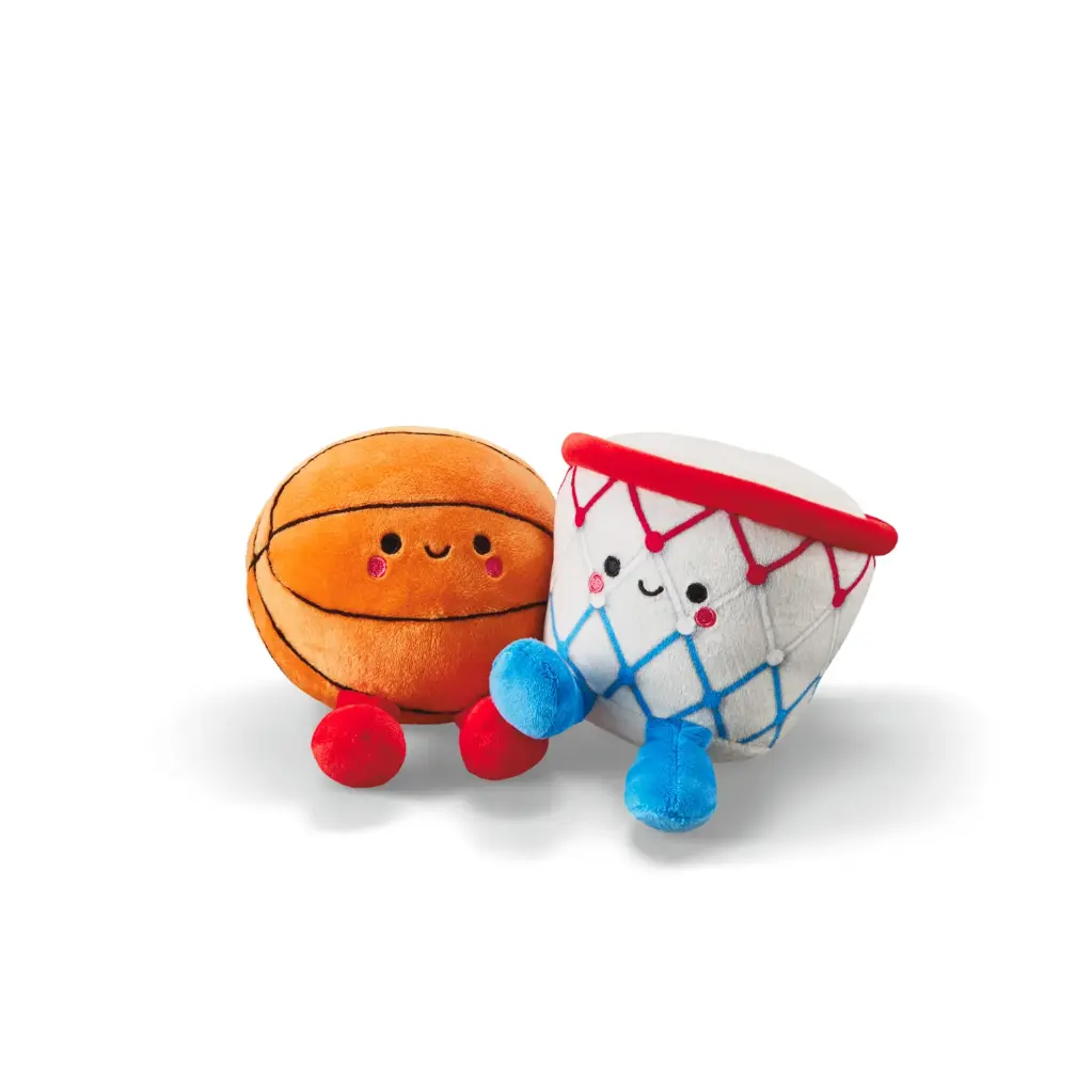 Hallmark Better Together Magnetic Plush - Basketball & Hoop