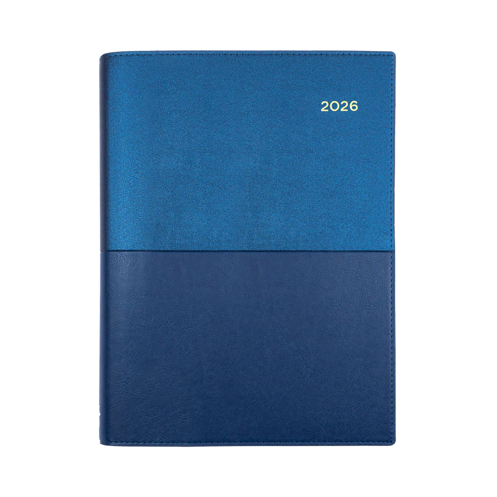 2026 Diary A4 Day-To-A-Page (DTP) Vanessa Blue - Collins Debden