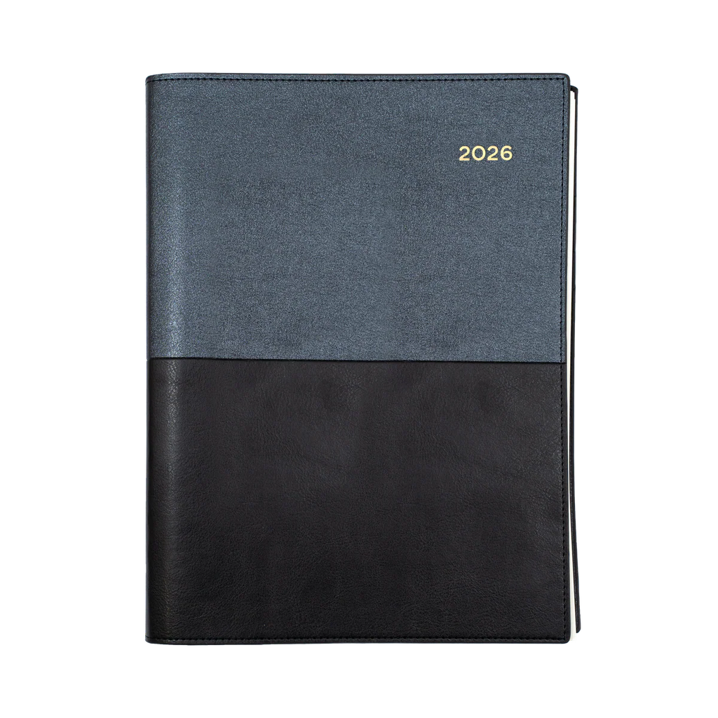 2026 Diary A4 Two-Days-To-A-Page (2DTP) Vanessa Black - Collins Debden