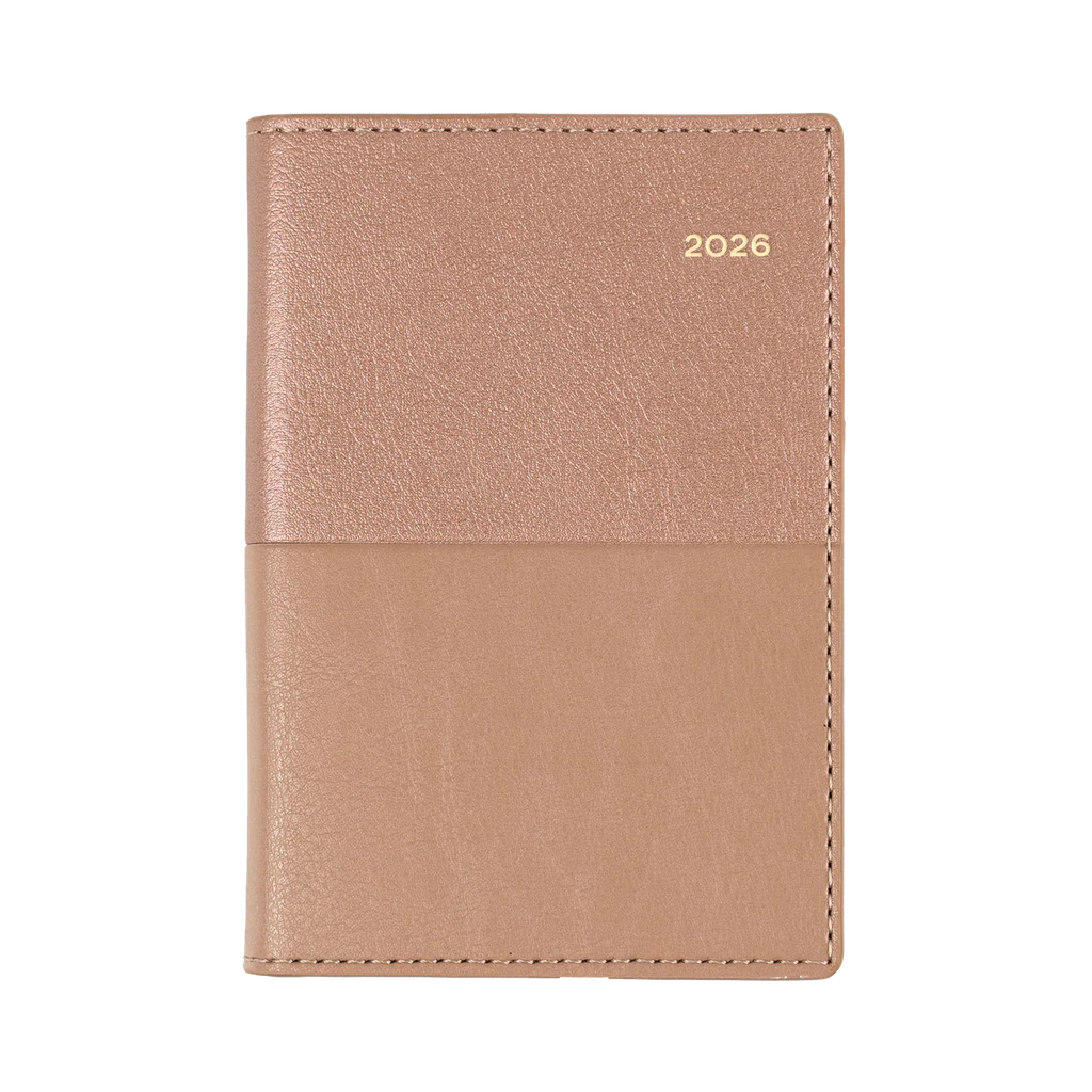 2026 Diary B7R Week-To-View (WTV) Vanessa Rose Gold - Collins Debden