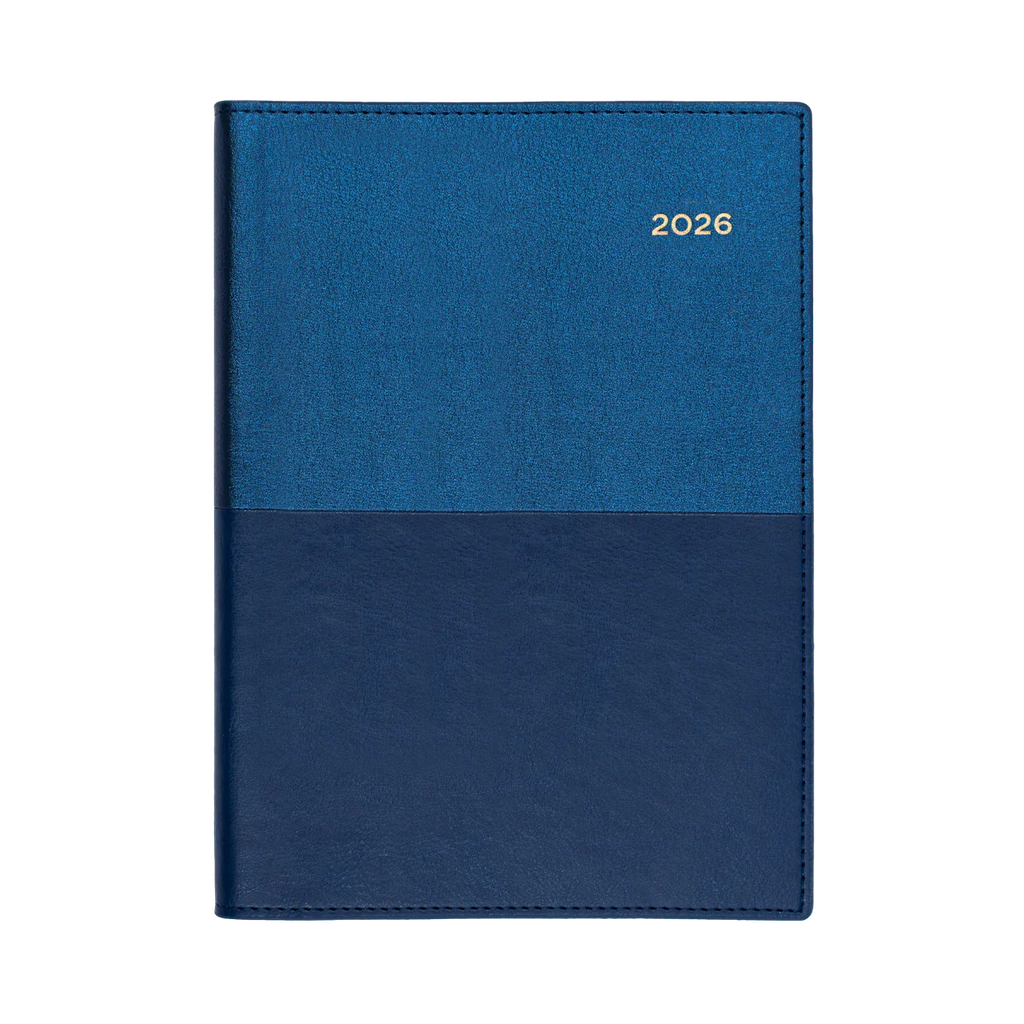 2026 Diary A5 Month-To-View (MTV) with Notes Vanessa Blue - Collins Debden