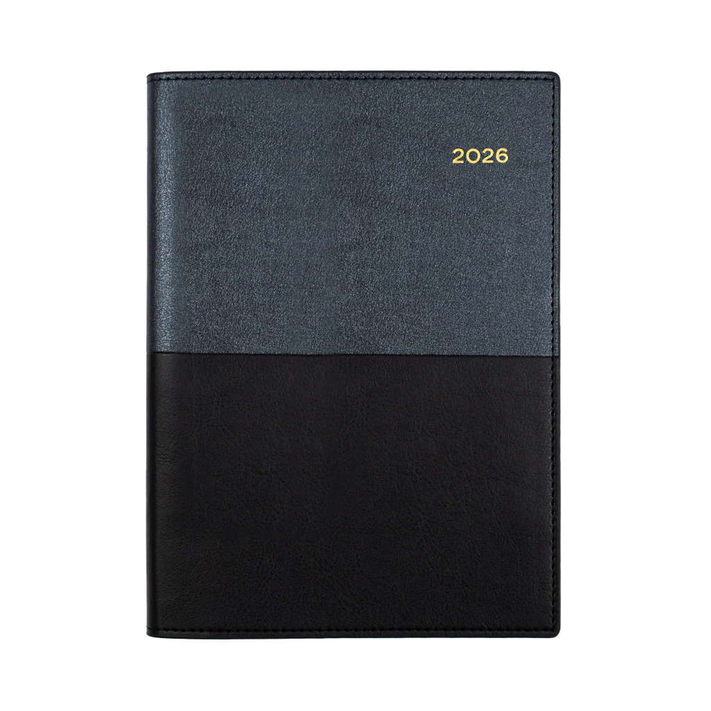 2026 Diary A5 Month-To-View (MTV) with Notes Vanessa Black - Collins Debden