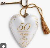 Demdaco Art Heart  - 50 Years of Love