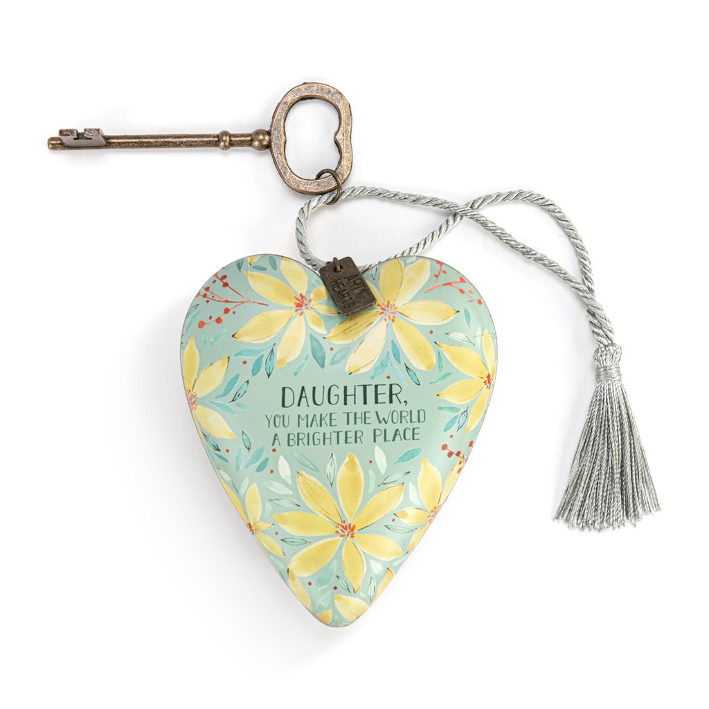 Demdaco Art Hearts - Daughter You Make the World A Better Place