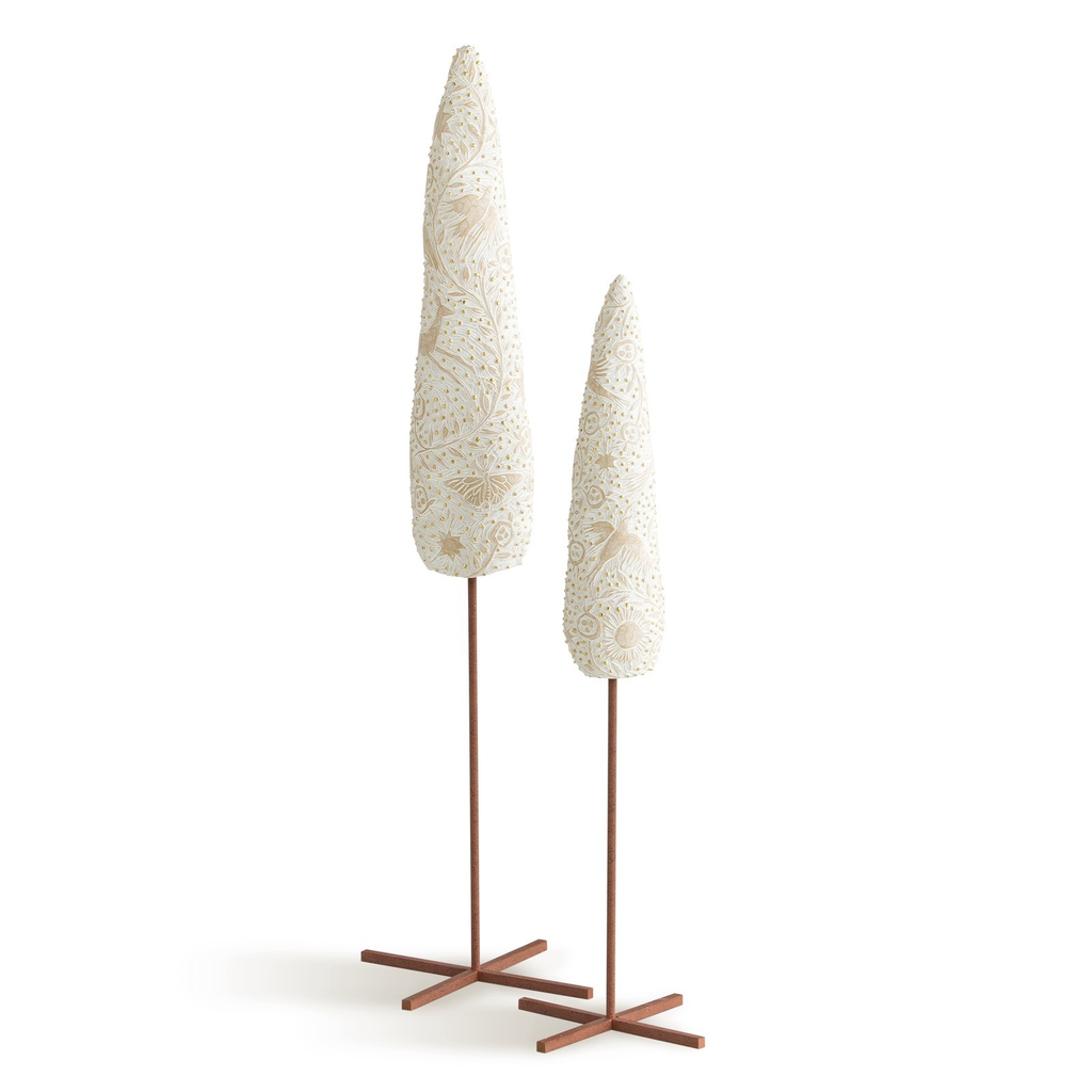 Willow Tree by Susan Lordi - Nativity 2 Piece Cypress Trees (Rooted in the Earth, Reaching Toward the Sky)