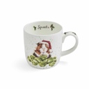 Royal Worcester Wrendale Designs - Guinea Pig Sprouts Mug