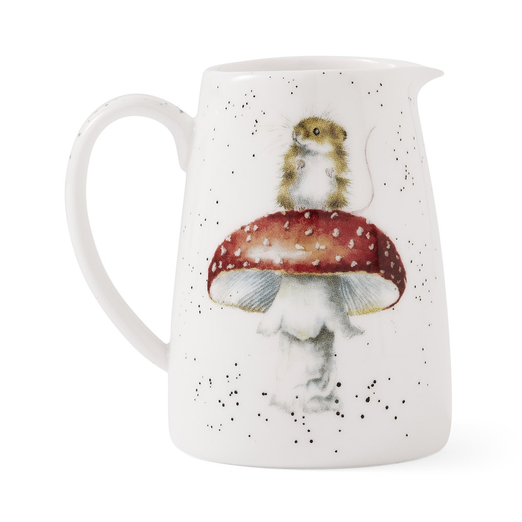 Royal Worcester Wrendale Designs - "He's a Fun-gi" Mouse Posy Jug