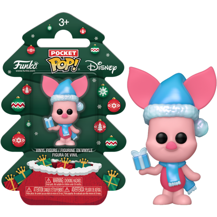 Winnie the Pooh - Piglet Holiday Tree Funko Pocket Pop! Vinyl Figure