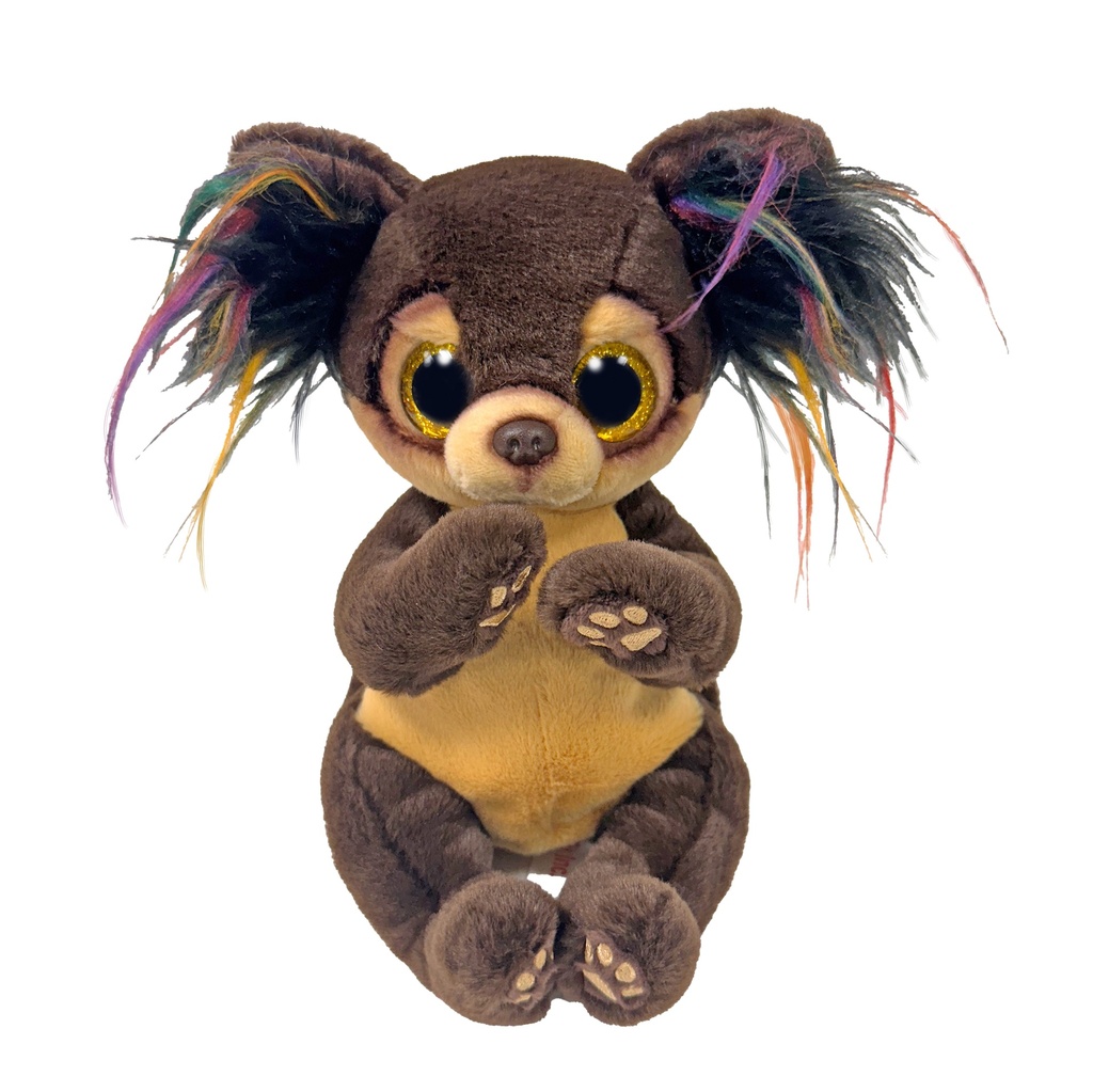 Ty Beanie Bellies: Toffee the Brown Dog Plush (Regular Size)