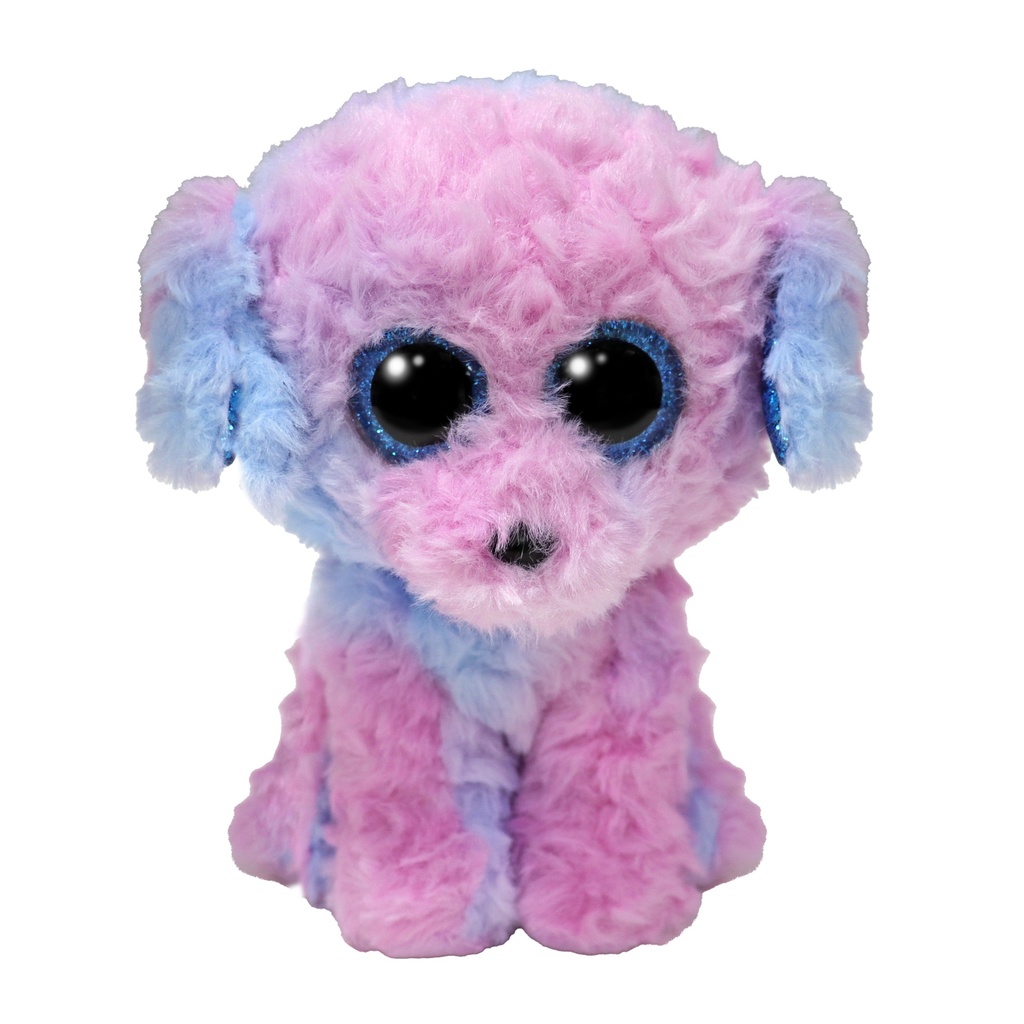 Ty Beanie Boos: Flora the Multi Coloured Poodle Plush (Regular Size)