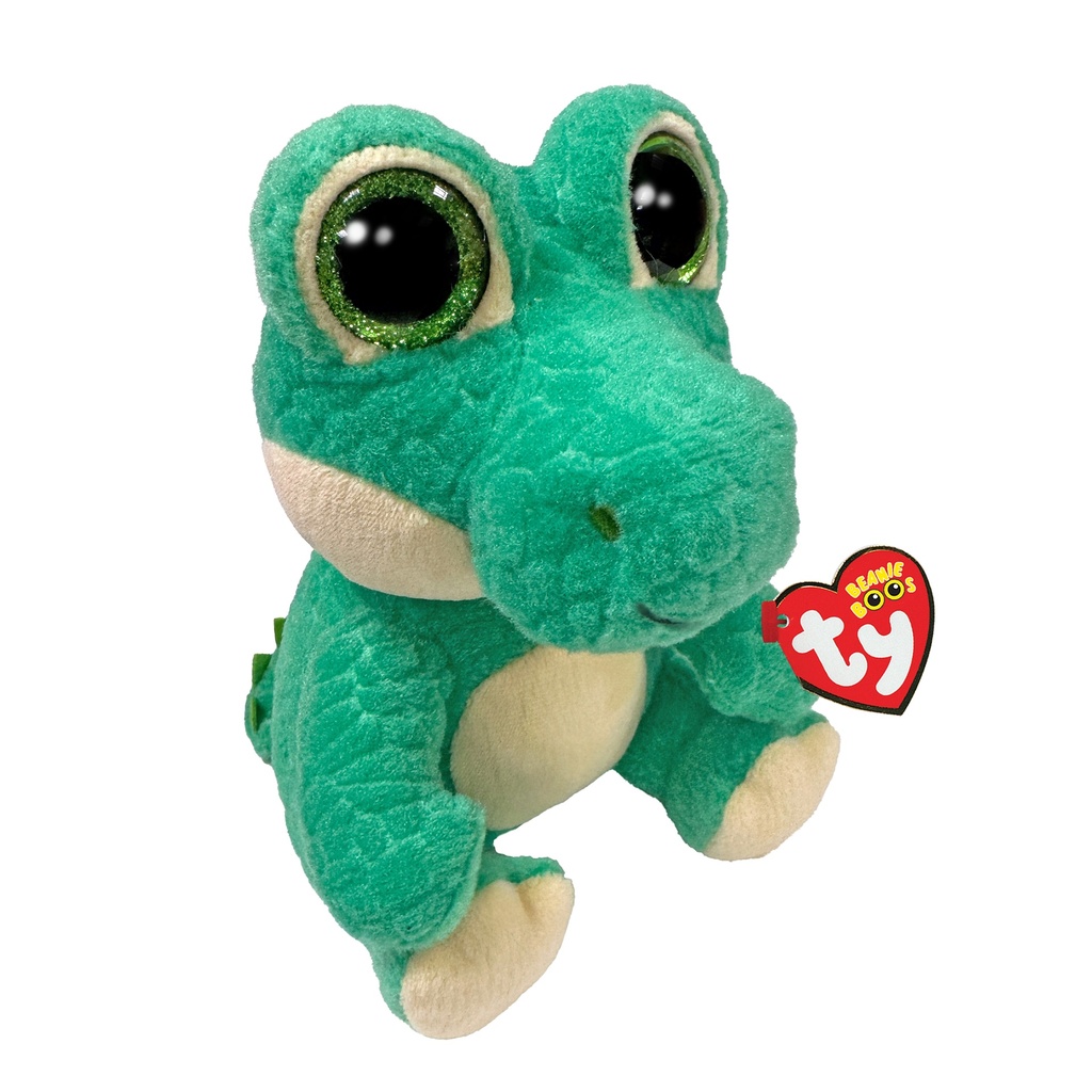 Ty Beanie Boos: Ernie the Green Alligator Plush (Regular Size)