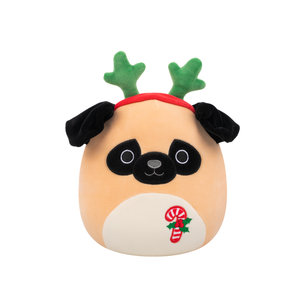 Prince the Pug 7.5 Inch Squishmallows Christmas 2025 Assortment A 