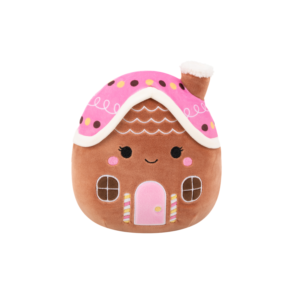Minna the Gingerbread House 7.5 Inch Squishmallows Christmas 2025 Assortment B