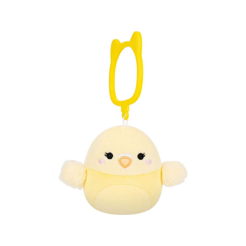 Shayna the Yellow Parakeet 3.5 inch Squishmallows Clip-On
